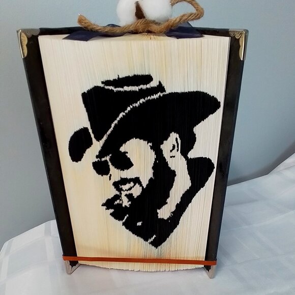 Yellowstone Rip Book Sculpture Upcycle - Picture 1 of 5